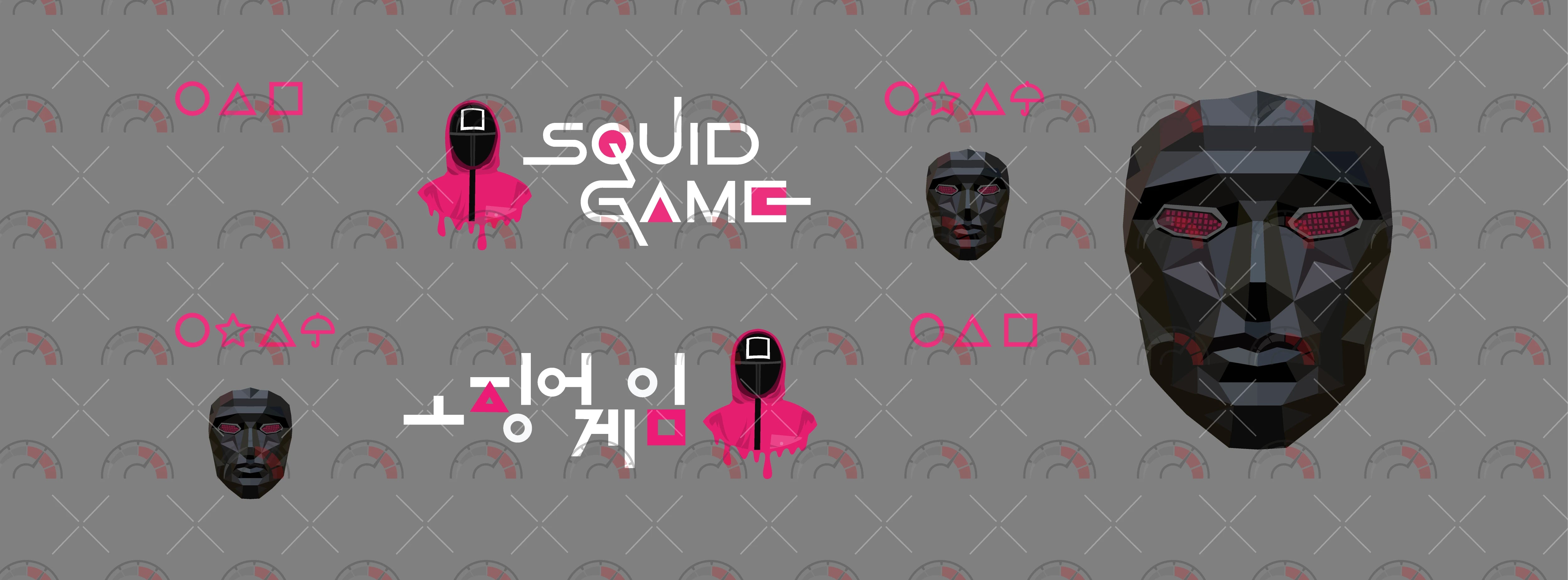 Squid Game Toy Car Sticker Design