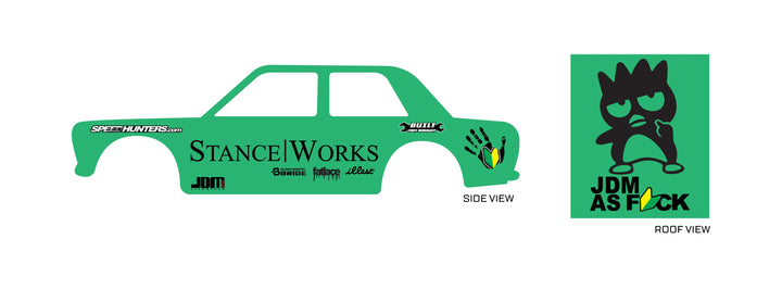Stance Works Toy car Decals