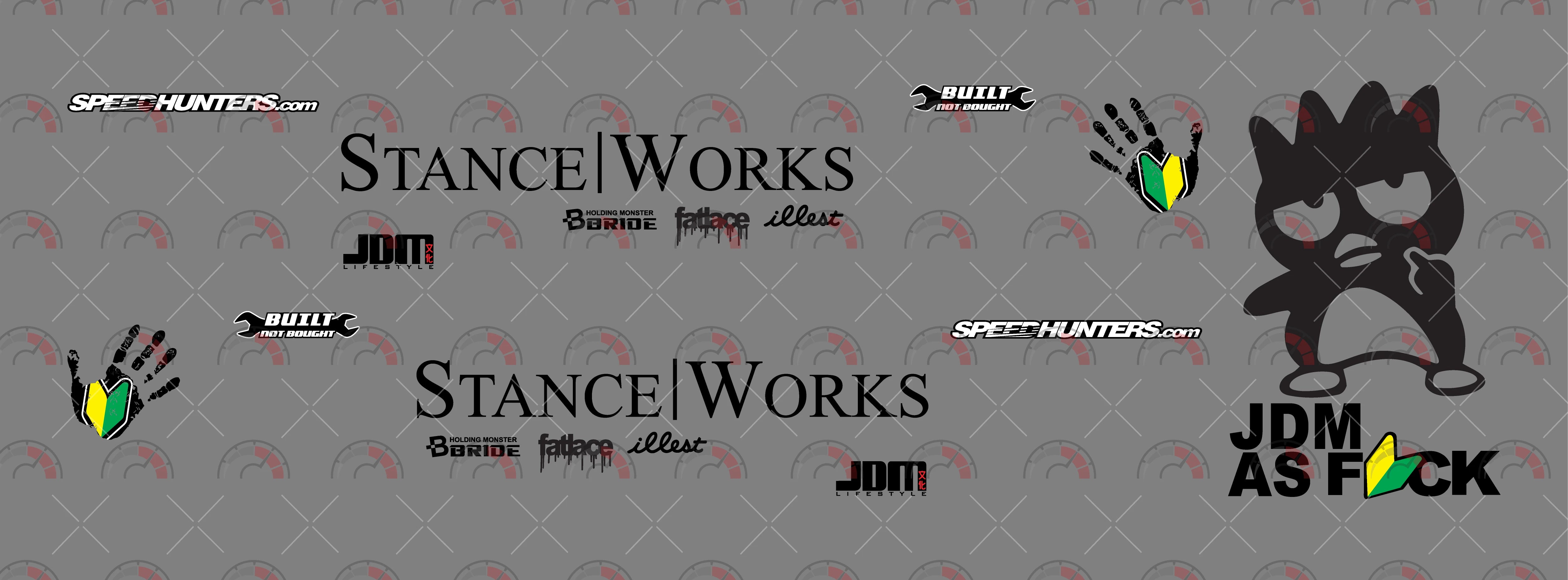 Stance Works Toy car Decals