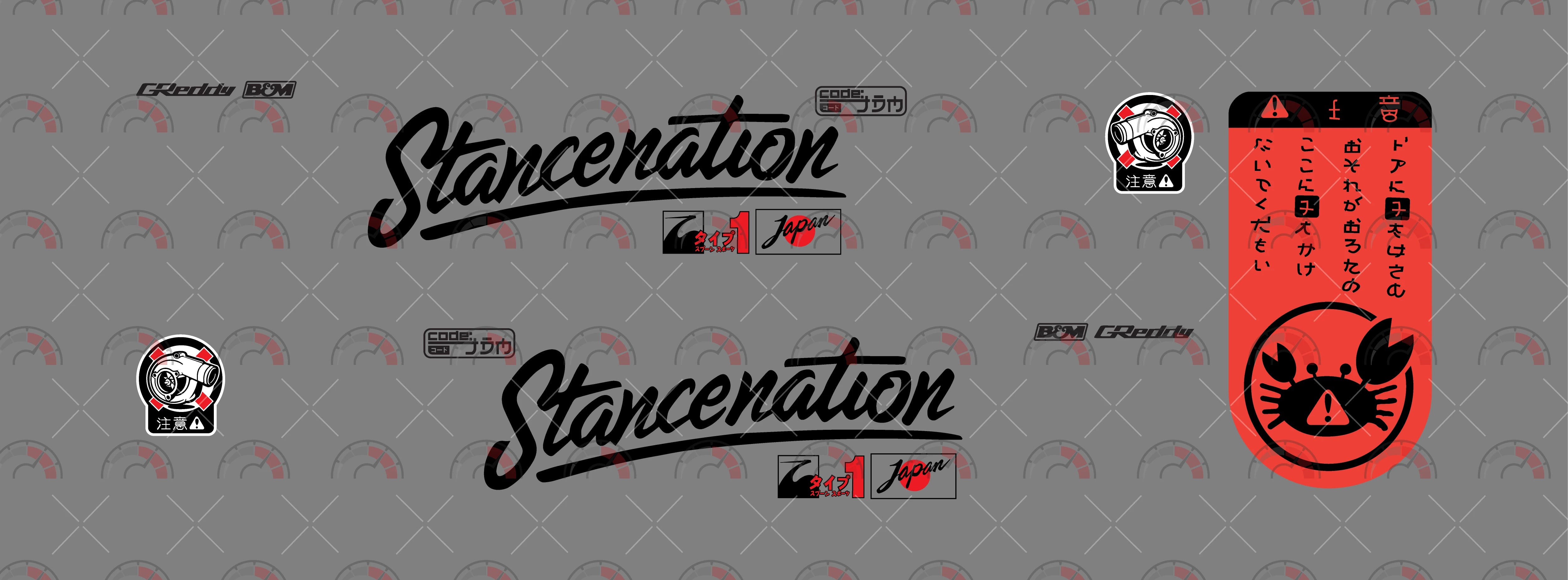 Stancenation model Car Decals