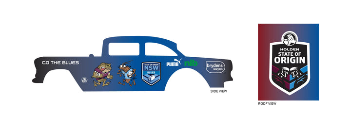 State of Origin Custom Model Car Decals