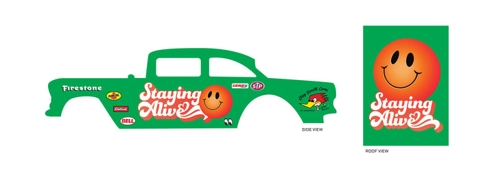 Staying Alive (Green) Play Vehicle Decals