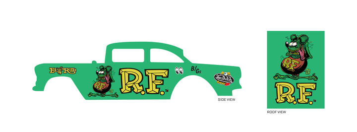 Stinky Rat Fink Toy Vehicle Decals