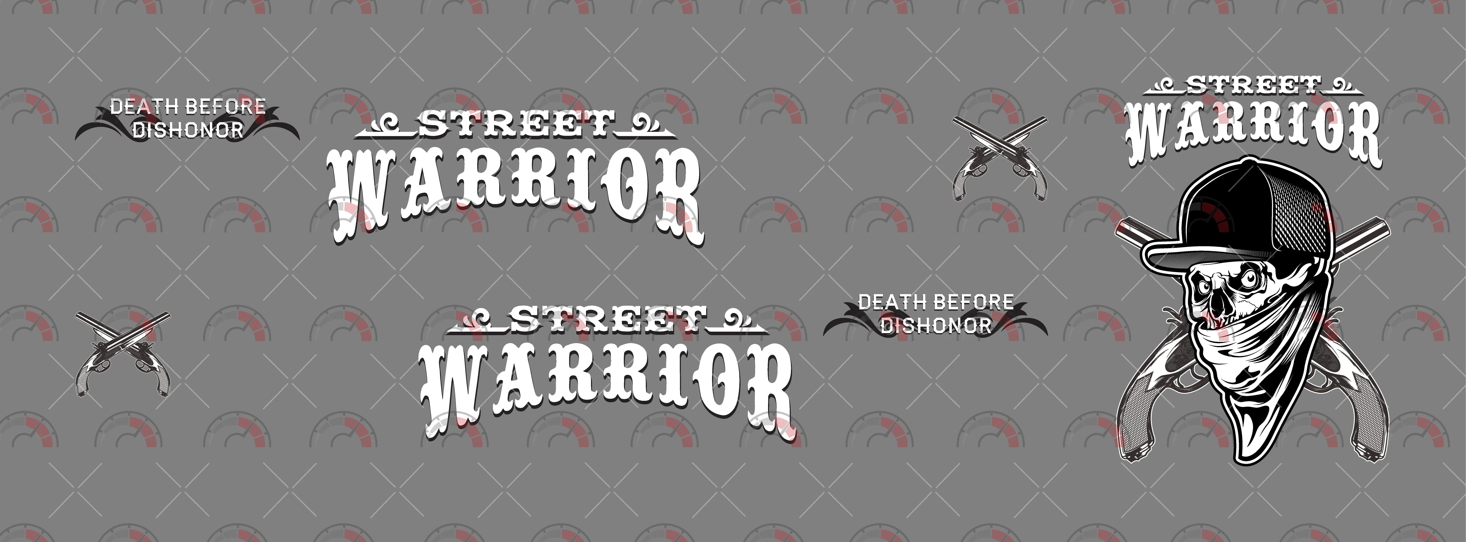 Street Warrior Toy Vehicle Decals
