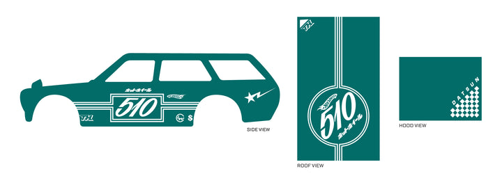 "Super Treasure Hunt" model Car Decals