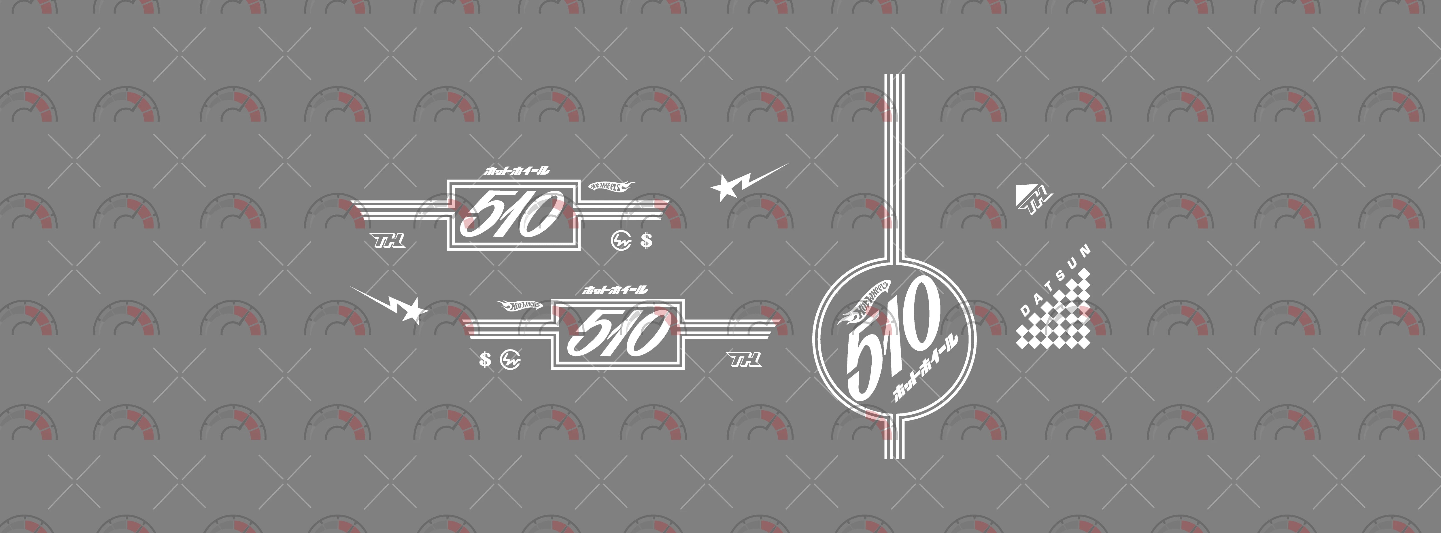 "Super Treasure Hunt" model Car Decals