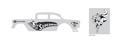 Superman Float B&W