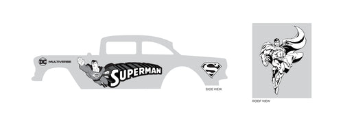 Superman Float B&W