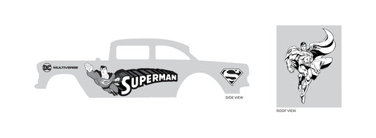 Superman Float B&W