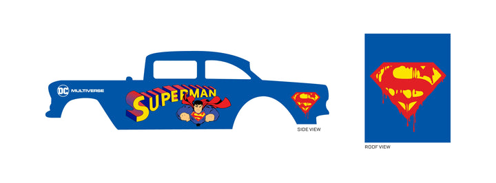 Superman Logo Dripping Custom Car Decals