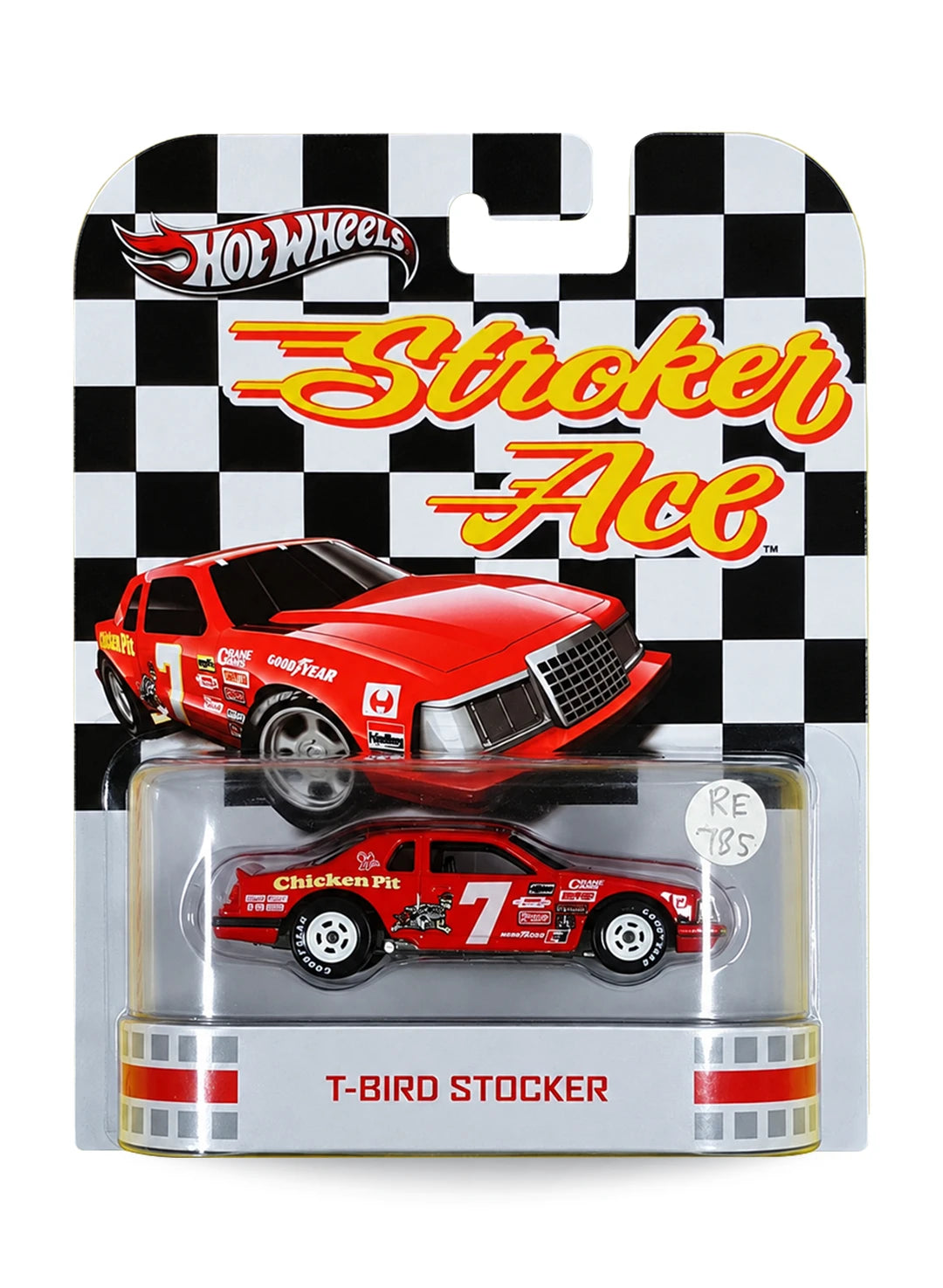 Hot Wheels Retro Entertainment 2013 Mix 4 Ford T-Bird Stocker 1:64 – Red