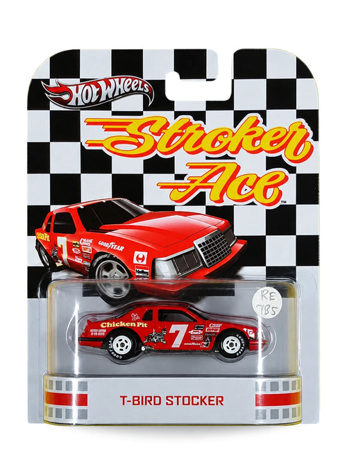 Hot Wheels Retro Entertainment 2013 Mix 4 Ford T-Bird Stocker 1:64 – Red