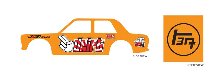 "TEQ" model Car Decals