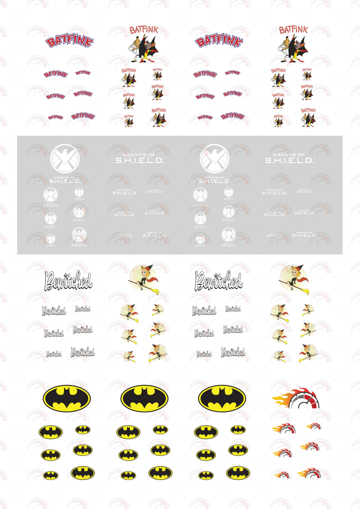 Batfink model Car Decals