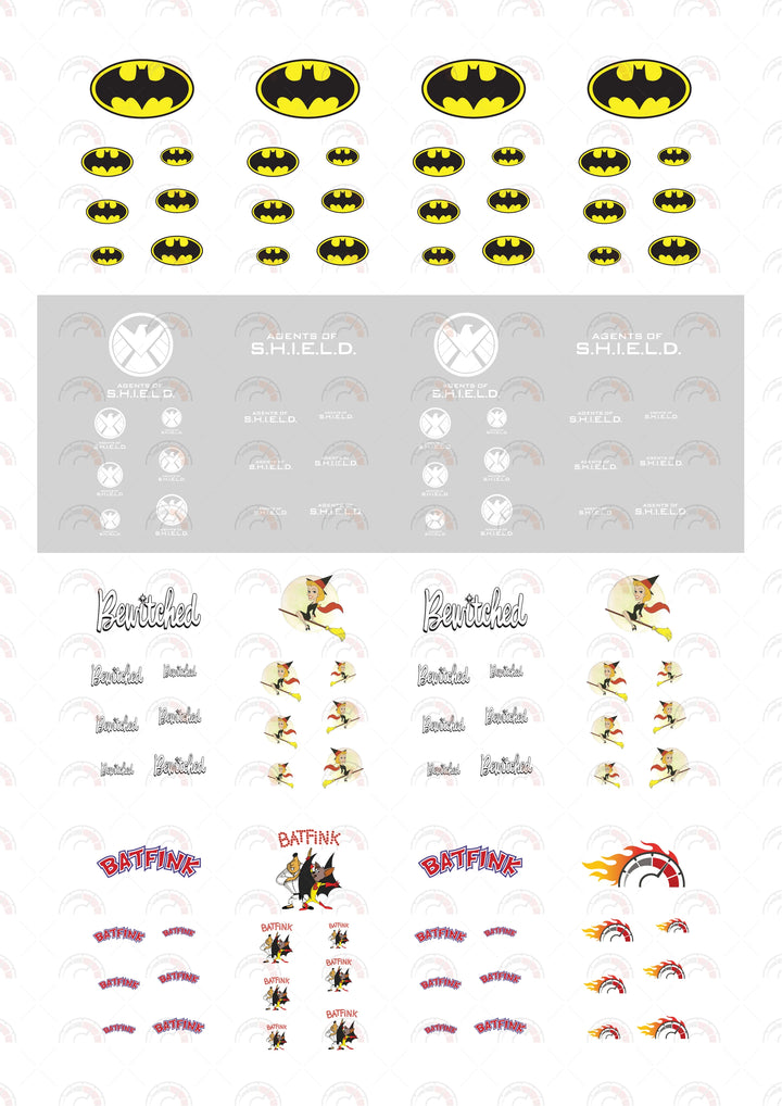 Batman TV Series Car Decals