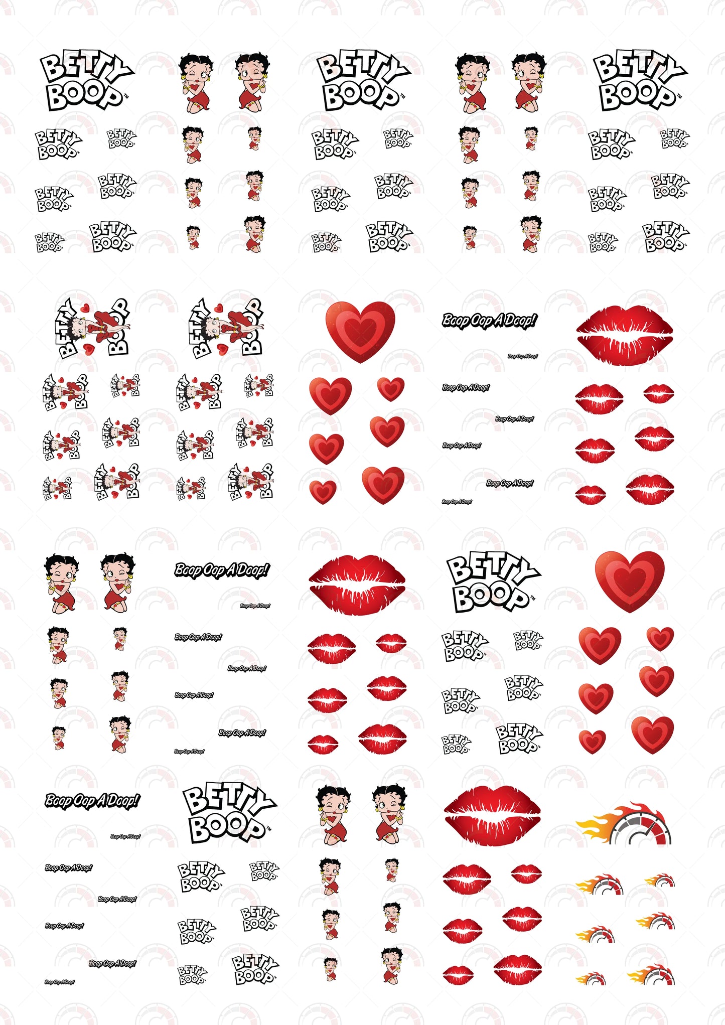 Betty Boop 01 Custom Car Decals