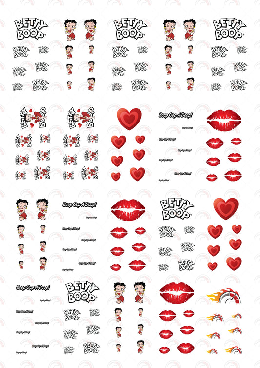 Betty Boop 01 Custom Car Decals