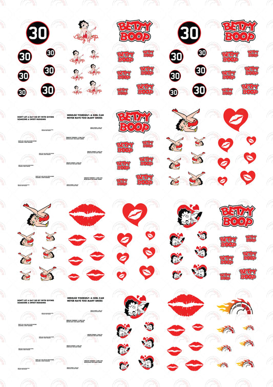 Betty Boop Custom Car Decals