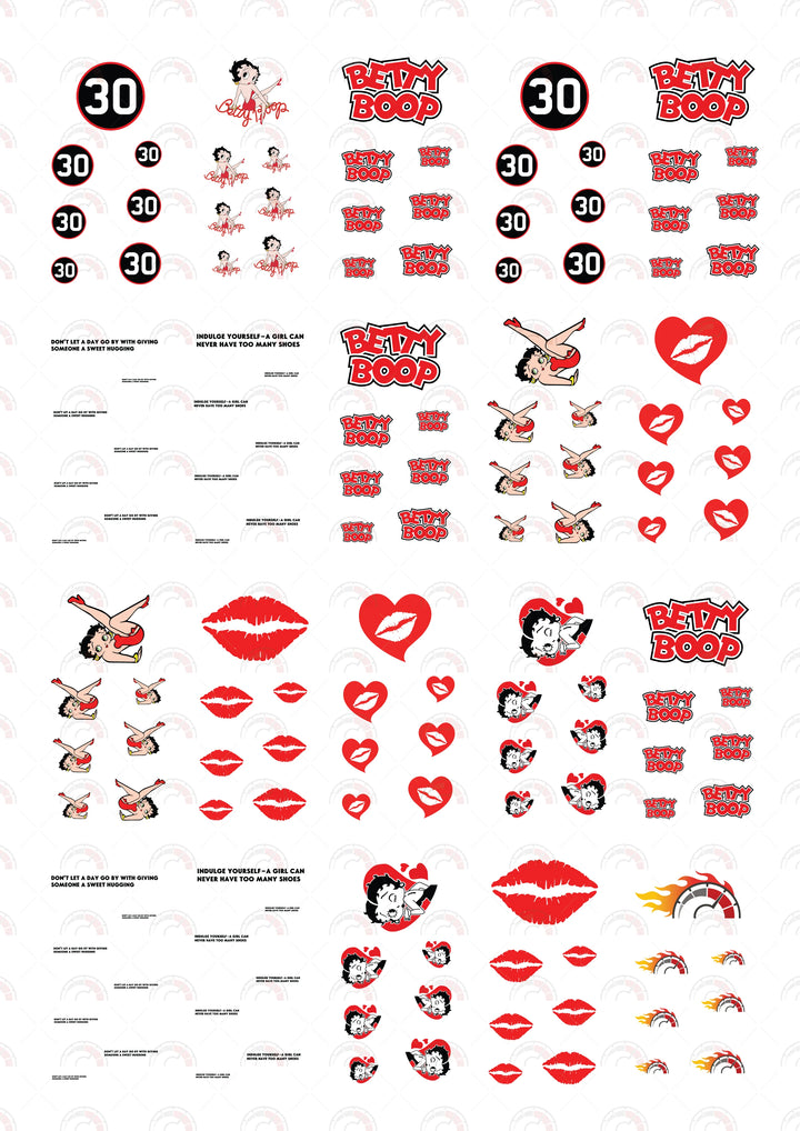 Betty Boop Custom Car Decals