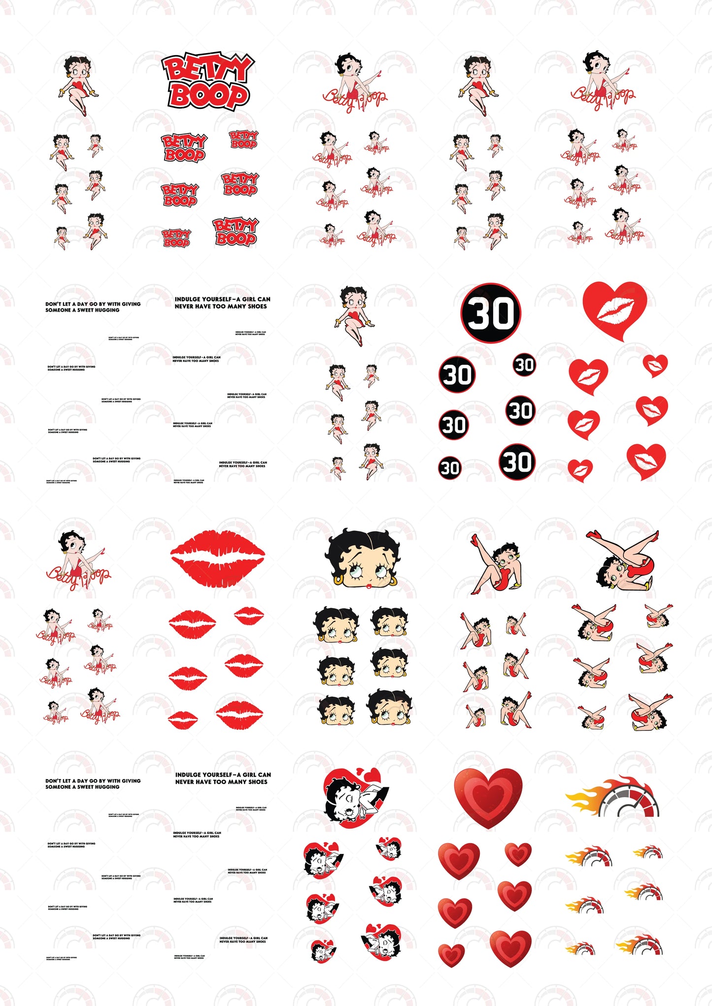 Betty Boop Personalized Car Decals