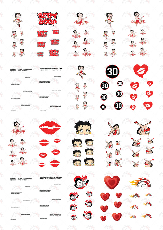 Betty Boop Personalized Car Decals