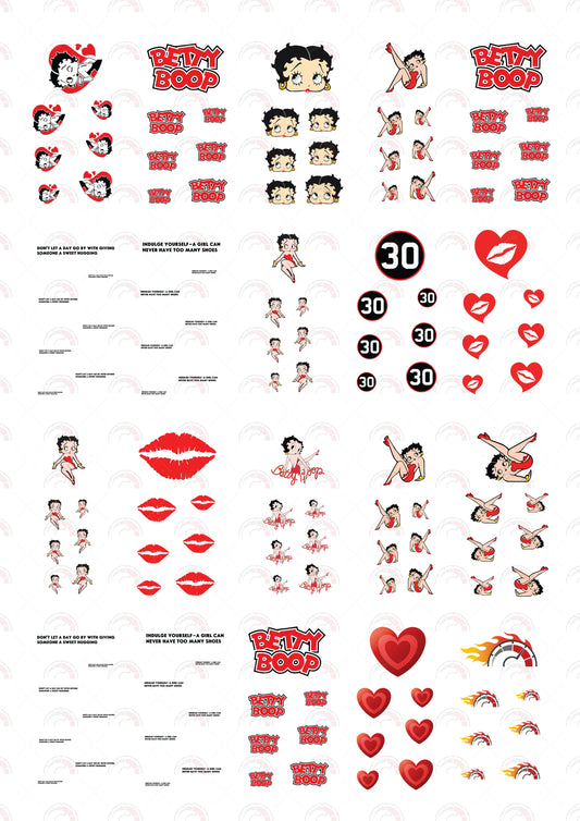 Betty Boop Model Car Wraps
