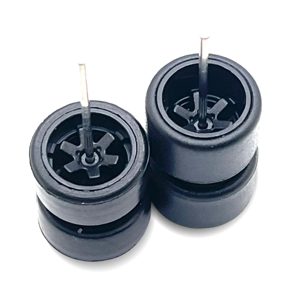 Te37 Black Staggered Deep Dish 11mm / 11mm