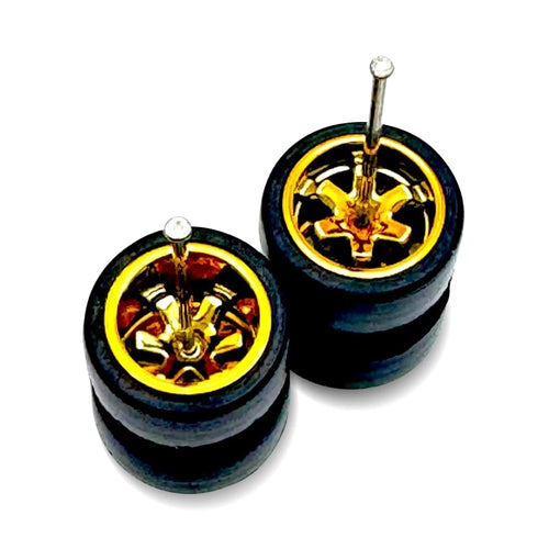 Te37 Gold Electro Staggered Deep Dish 11mm / 11mm