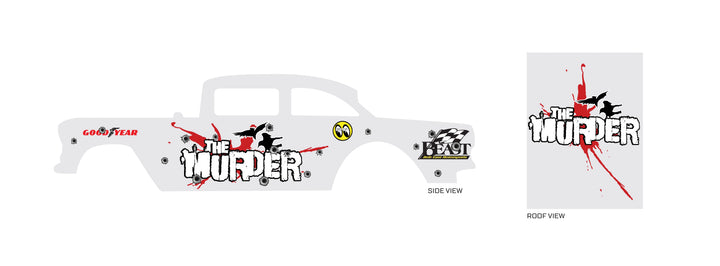 The Murder Custom Car Decals