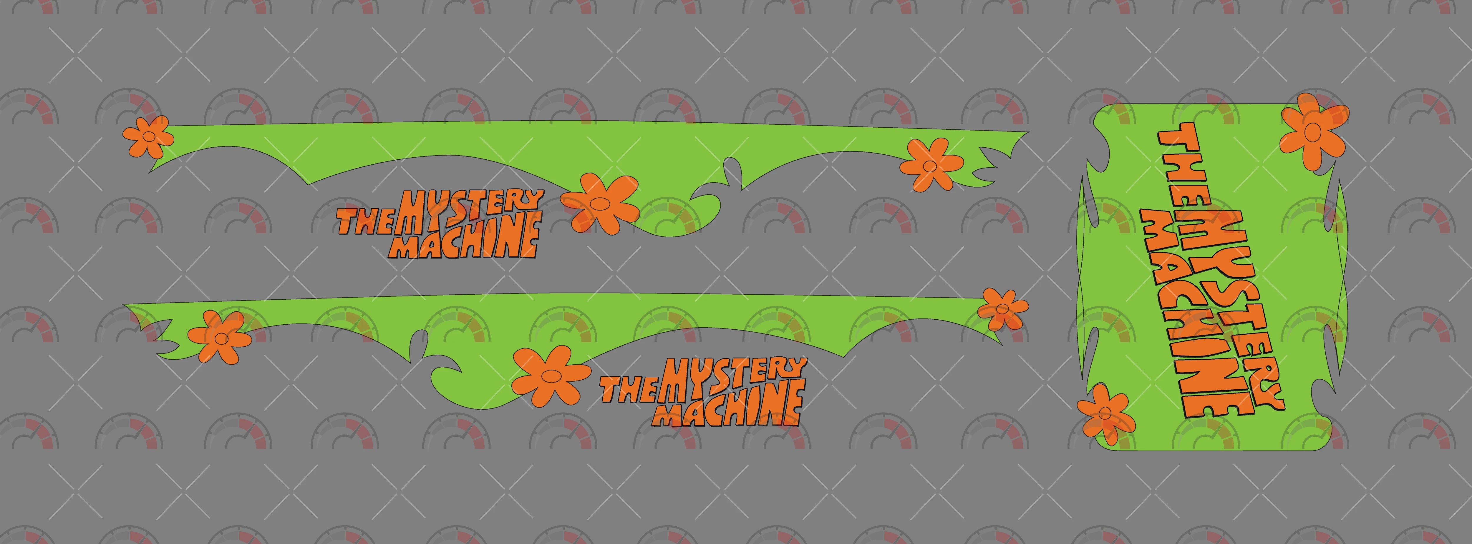 The Mystery Machine 1 Play Vehicle Decals