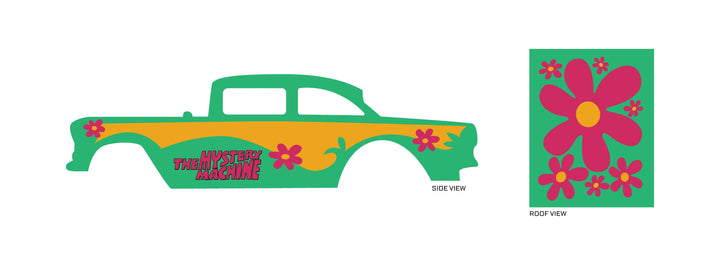 The Mystery Machine 4 Toy Vehicle Decals
