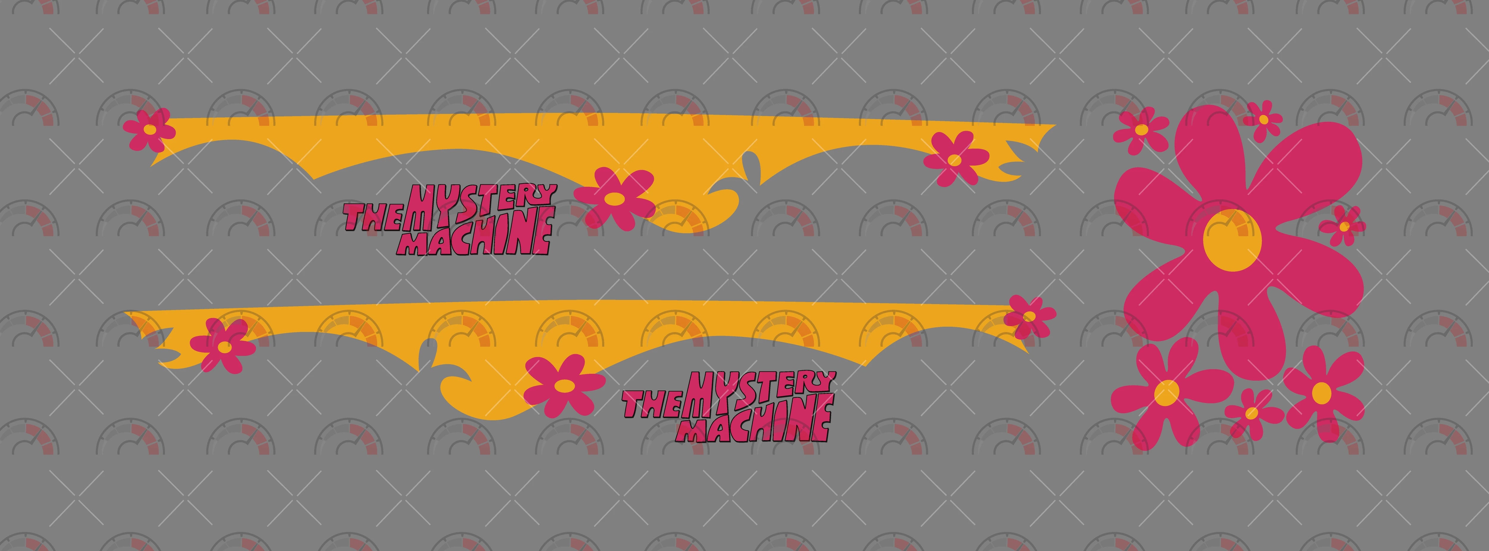 The Mystery Machine 4 Toy Vehicle Decals
