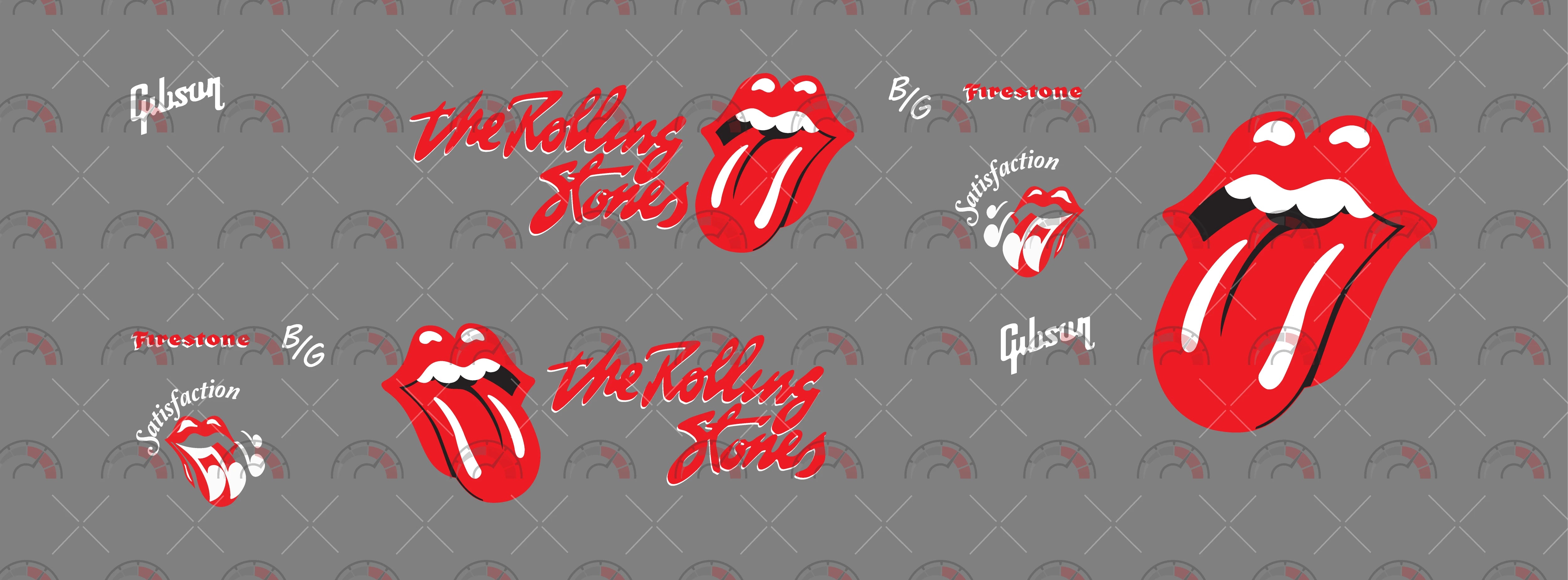 The Rolling Stones Custom Car Decals