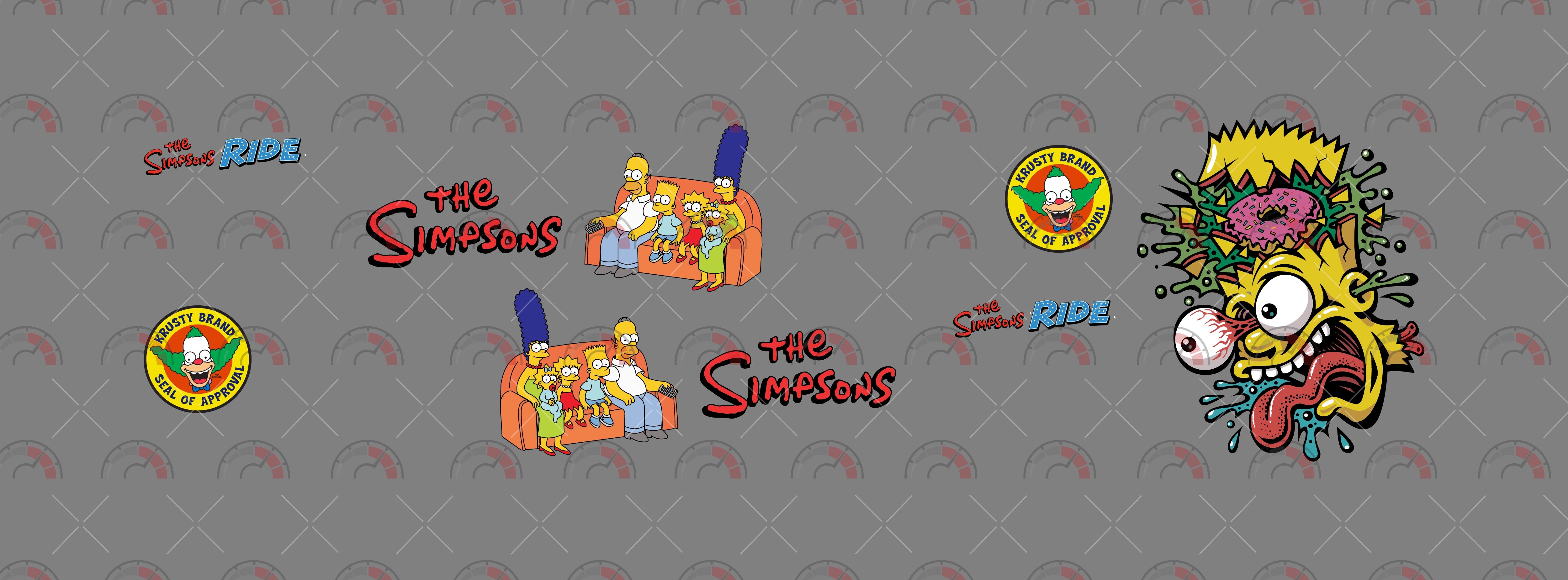 The Simpsons Toy Vehicle Decals