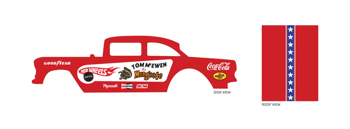 Tom McEwen The Mongoose Toy Vehicle Decals