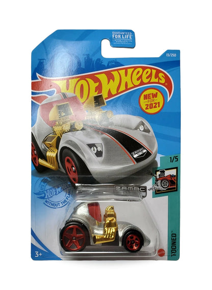Hot Wheels Walmart Exclusive ZAMAC Editions 2021 Tooned Twin Mill 1:64 – ZAMAC