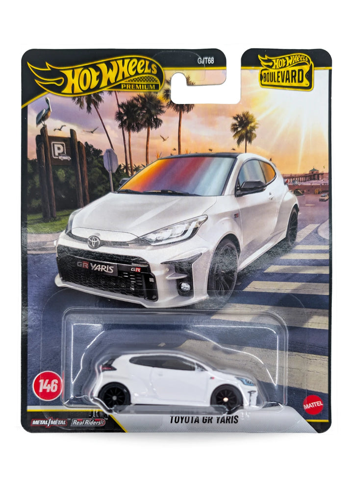 Hot Wheels Toyota GR Yaris 1:64 - Platinum White Pearl
