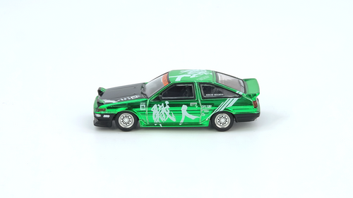 “INNO64 x DPLS x Keichi Tsuchiya” Toyota Sprinter TRUENO AE86 Chrome Green 2025 Thailand Diecast Expo