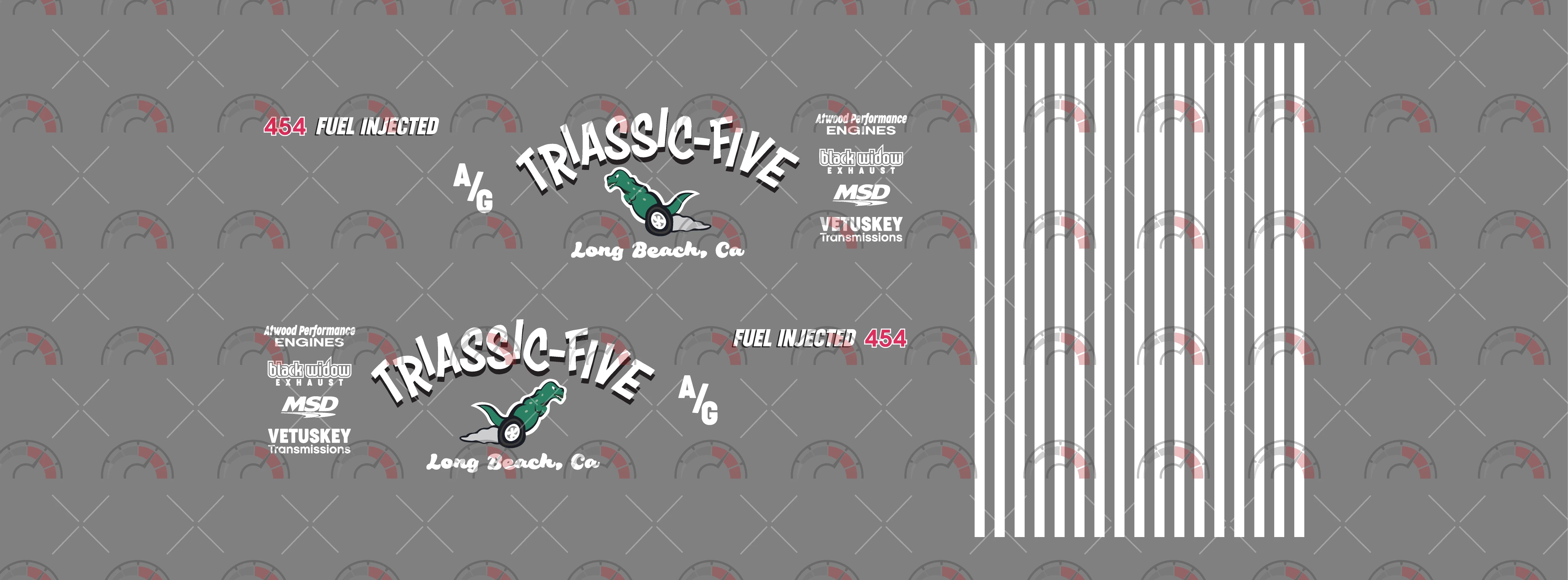 Triassic Five Play Vehicle Decals