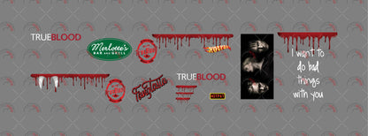 "True Blood" Custom Car Decals