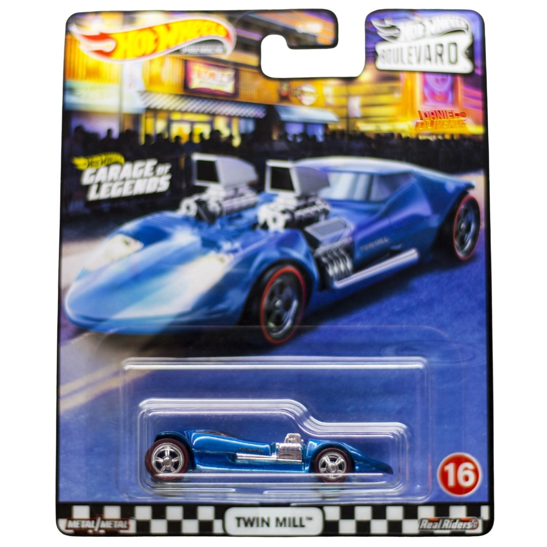 Hot Wheels 1:64 Twin Mill Metallic Blue