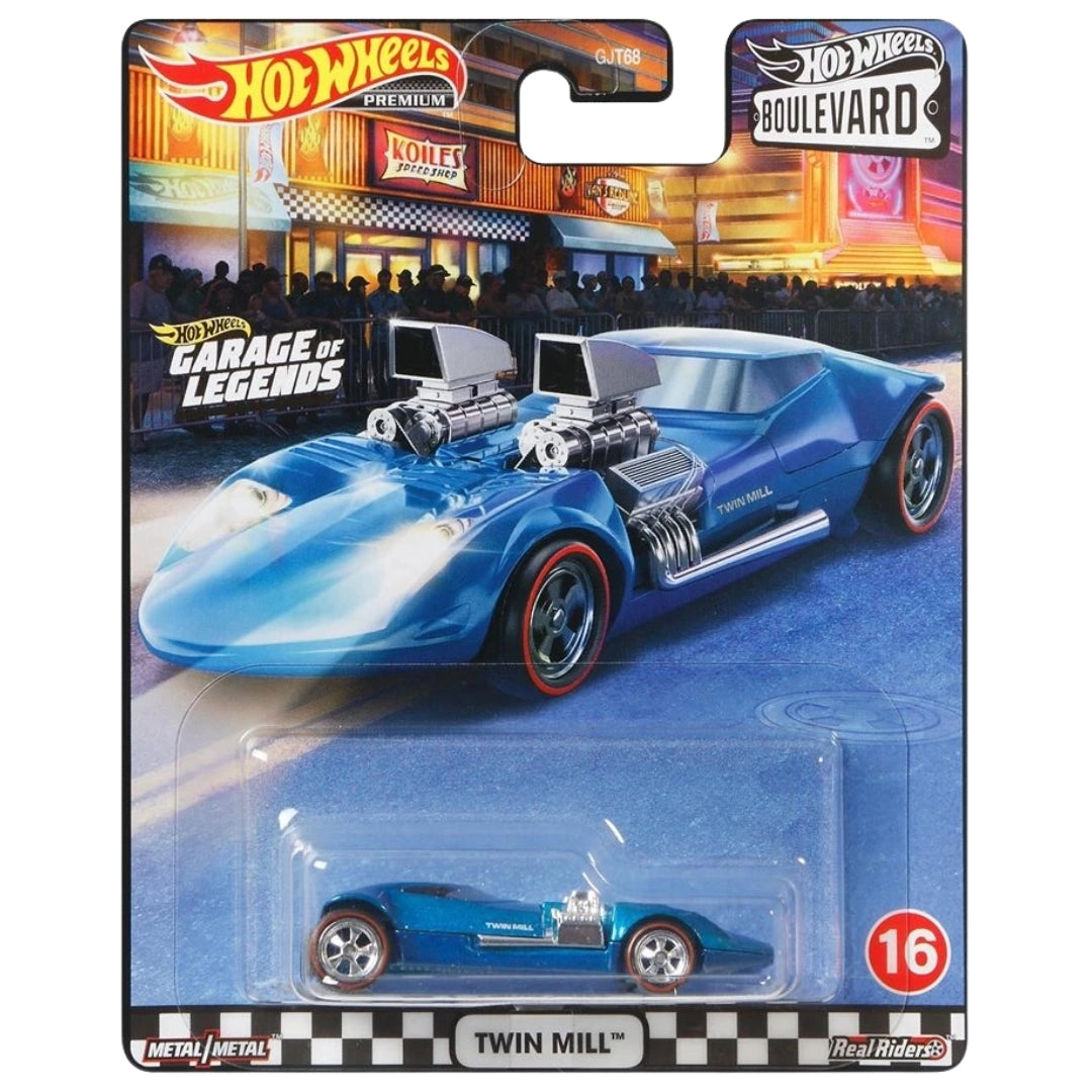 Hot Wheels 1:64 Twin Mill Metallic Blue
