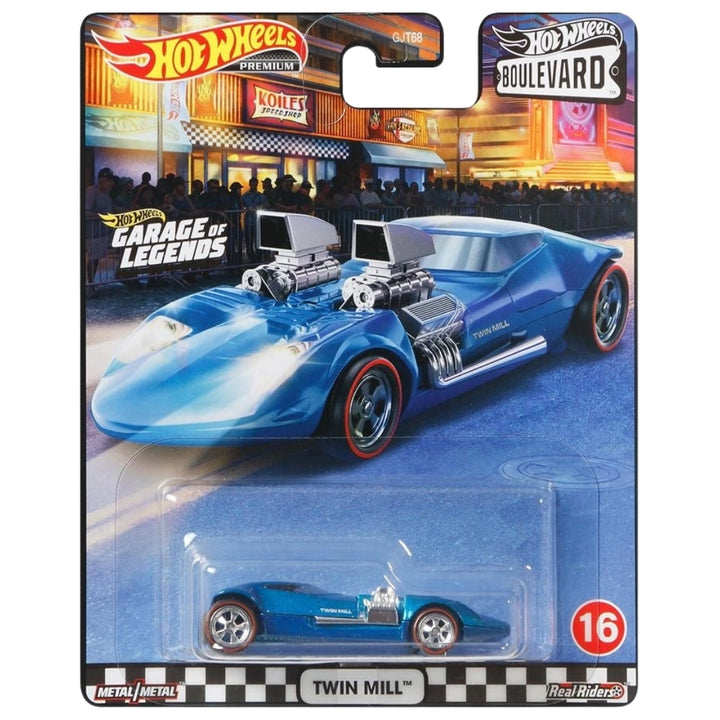 Hot Wheels 1:64 Twin Mill Metallic Blue