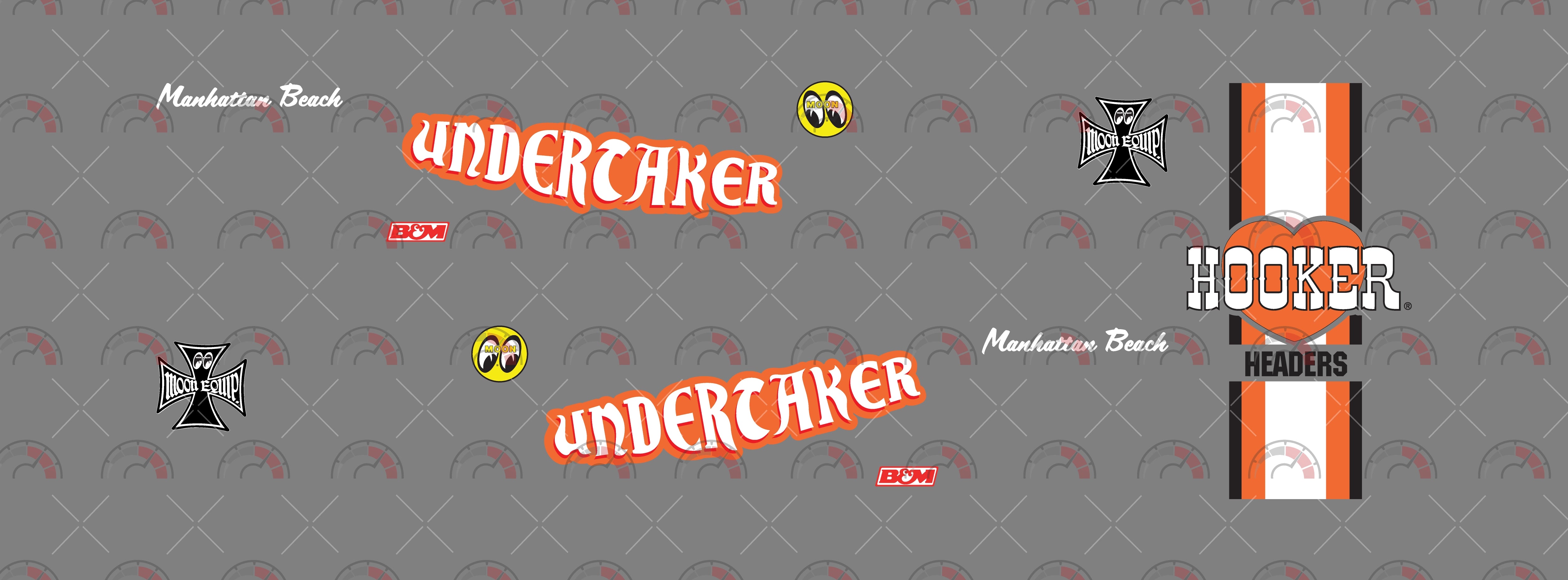 Undertaker Custom Model Car Decals