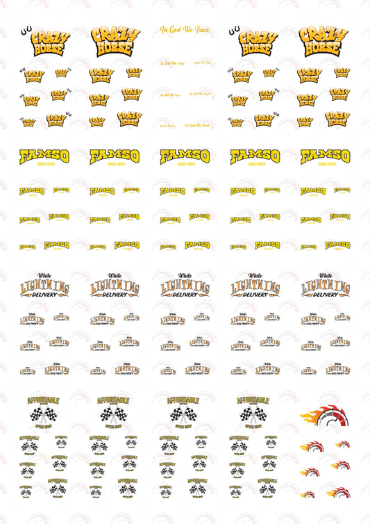 Crazy Horse Custom Car Decals