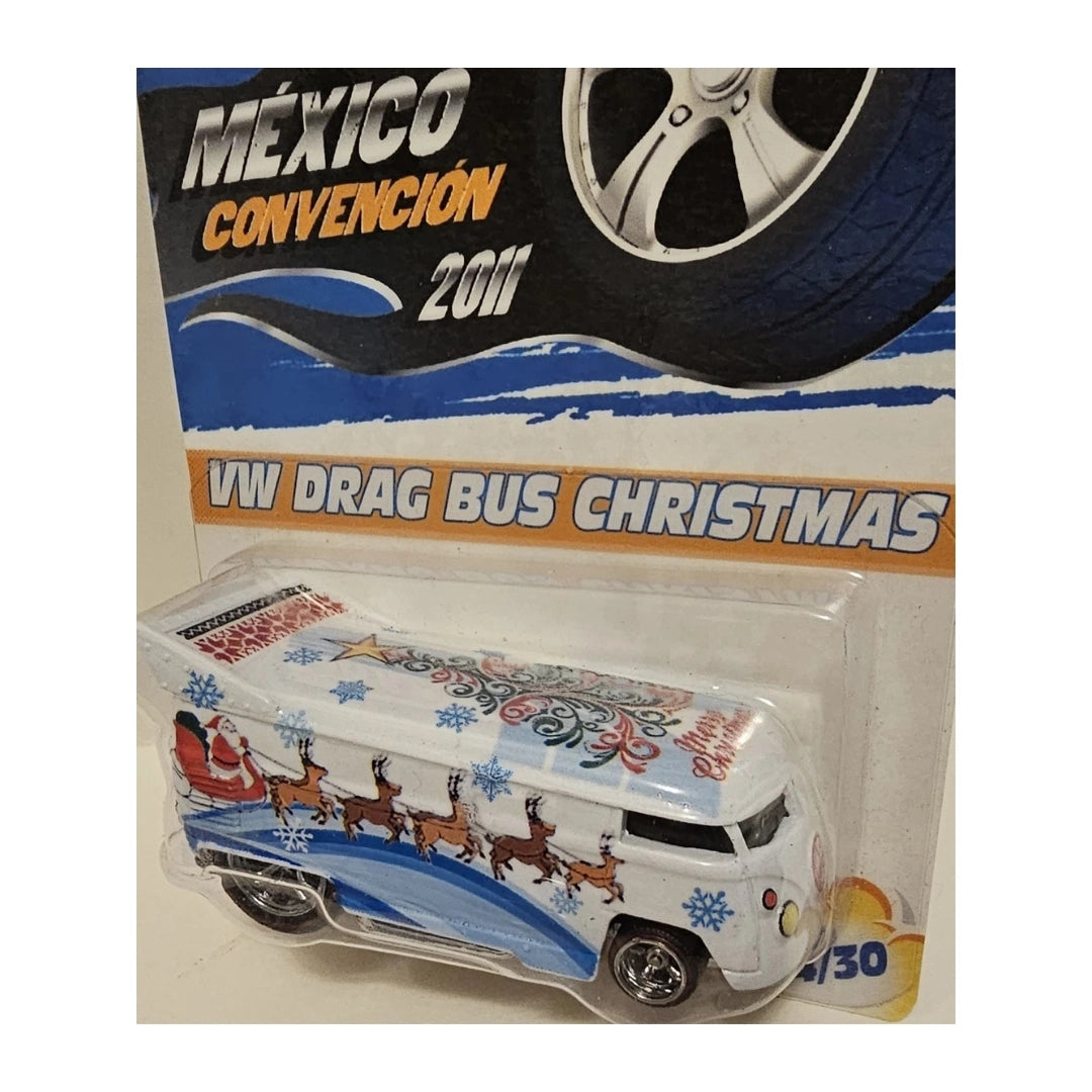 VW Drag Bus Christmas – White