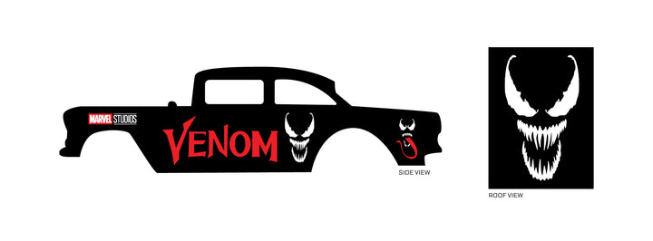 Venom Design Toy Car Sticker