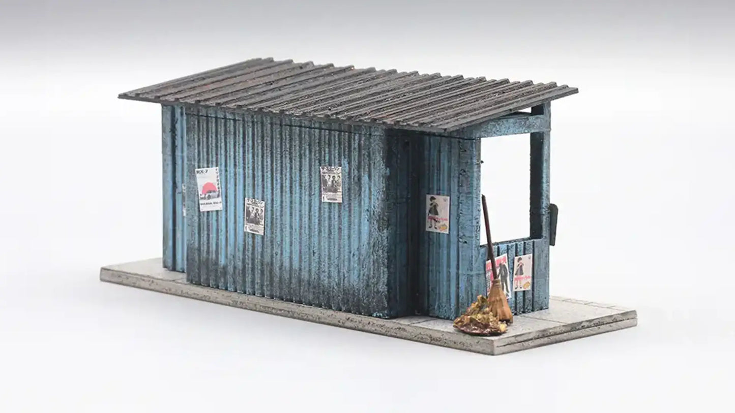 Bus Stop Mini Diorama for 1:64 Diecast Cars