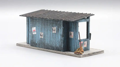 Bus Stop Mini Diorama for 1:64 Diecast Cars