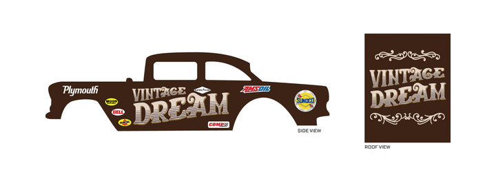 Vintage Dream model Car Decals